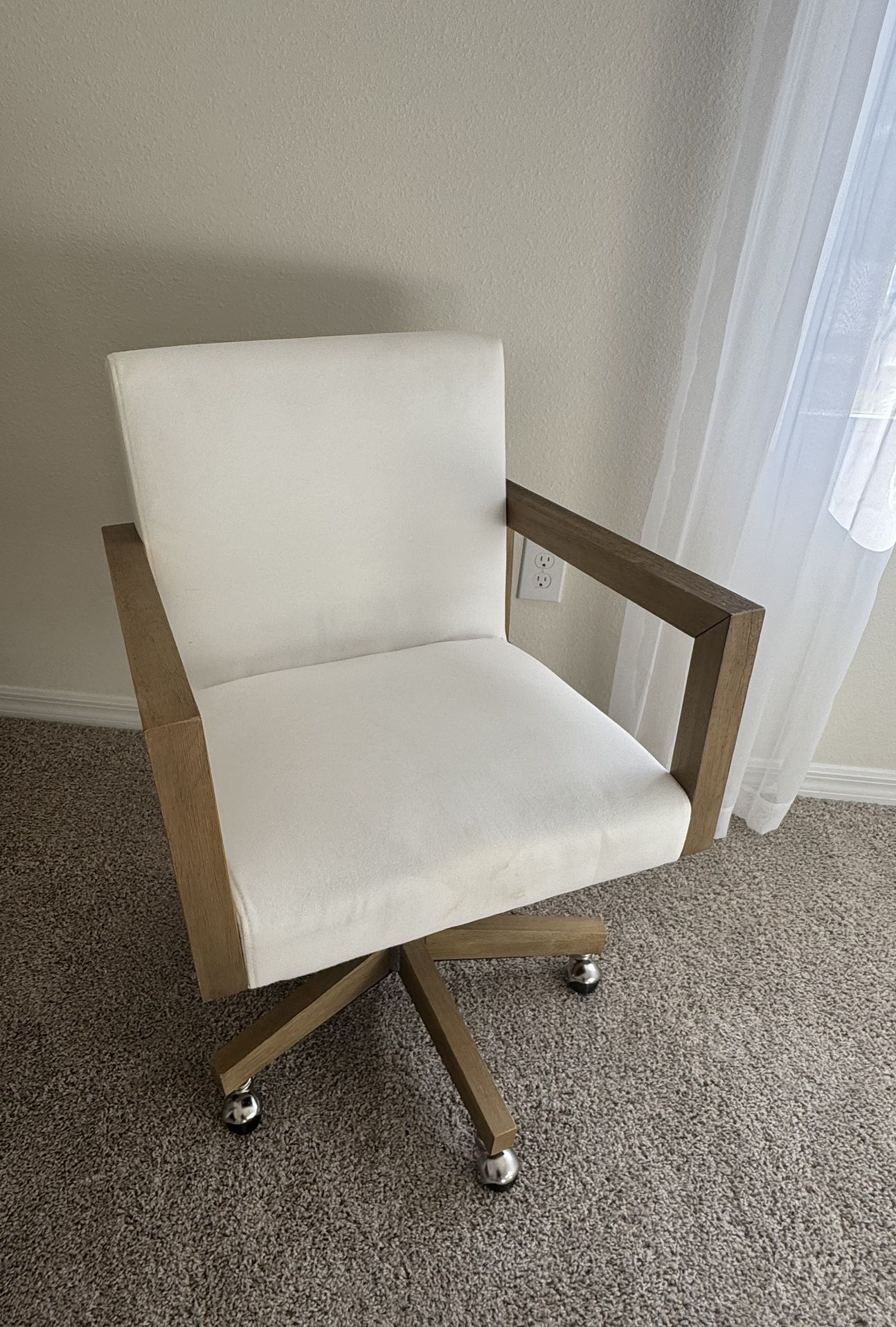Wood frame Office Chair - Model Home Furniture