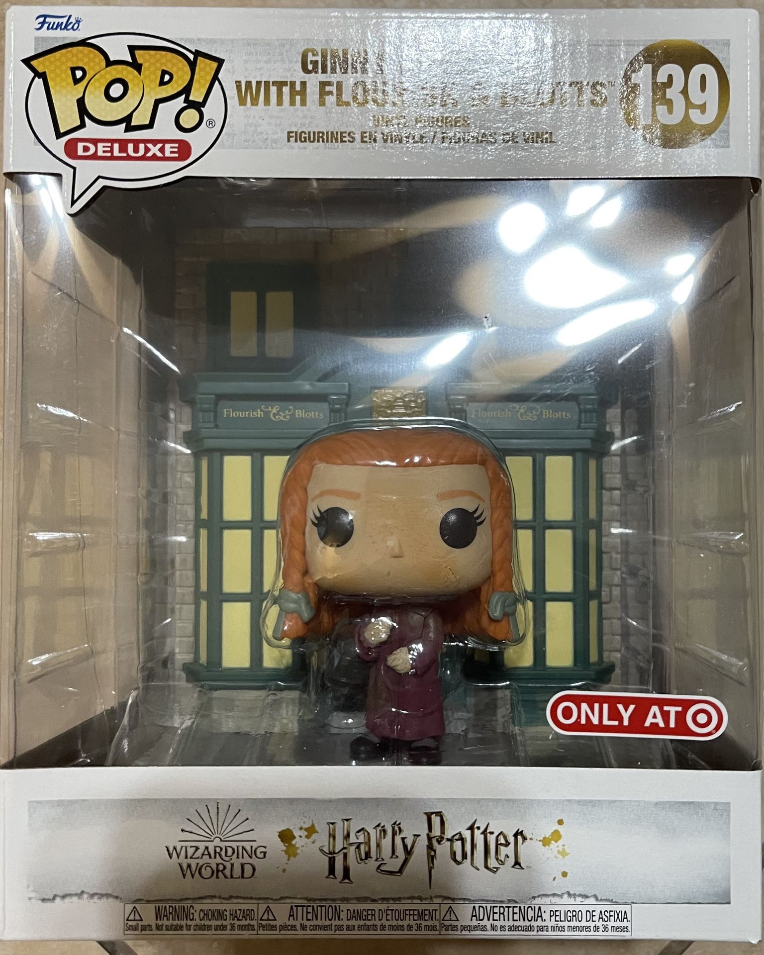 New Pop Deluxe Harry Potter Ginny Weasley With Flourish & Blotts 