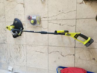 ONE+ 18V Cordless Battery String Trimmer with Battery and Charger