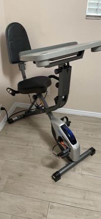 Exercise Bike with Tray
