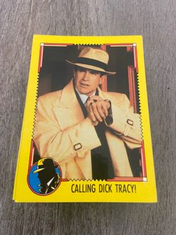 Dick Tracy trading cards