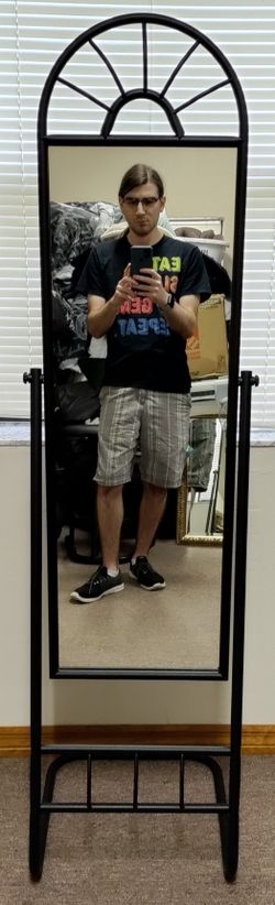Freestanding Full Size Mirror