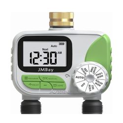 Sprinkler Timer Water Timer for Garden Hose 2 Zone, Auto Faucet Hose Timers and Irrigation System for Yard Greenhouse, Waterproof DigitaRetails $39.99