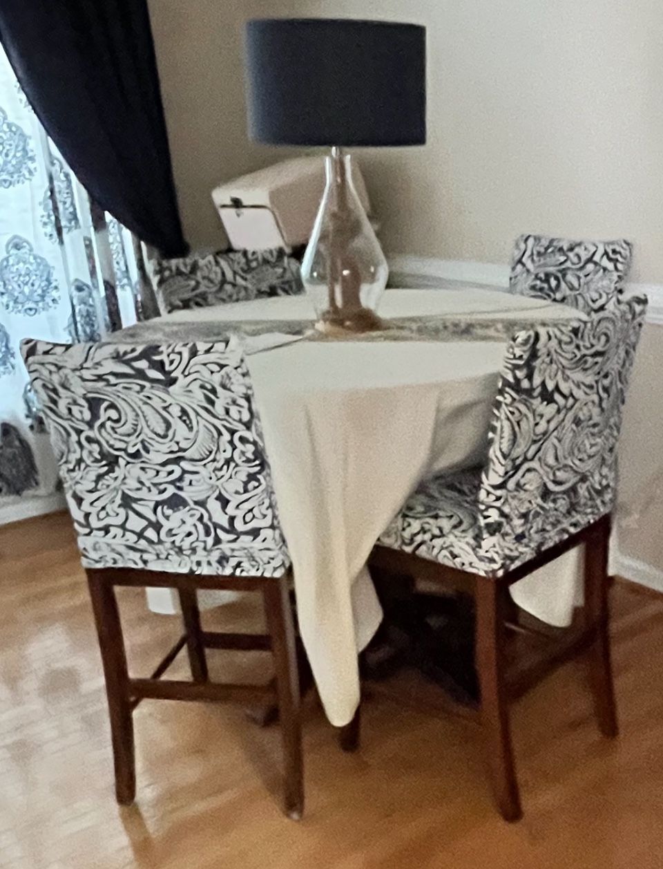 Wood Table And 4 Chairs