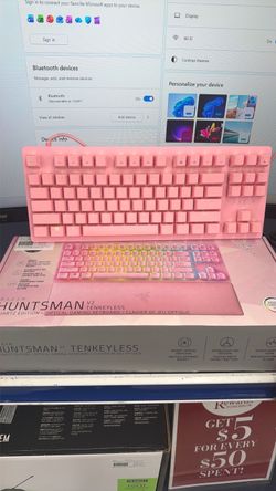 Razer Huntsman V2 Tenkeyless Quartz Edition Keyboard