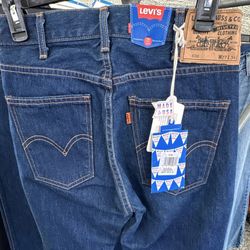 Levi's Vintage Clothing (contact info removed)s Repro Jeans Made in USA Blue Denim