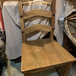 Wood Dining Chairs (4)
