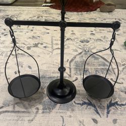 decorative antique iron balance scale
