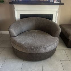 Cushion Sofa Big Swivel Chair 