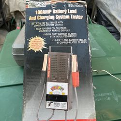 Chicago 100 amp battery load & charging system tester