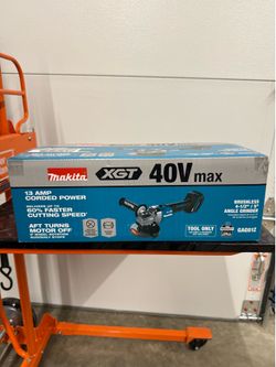 Makita 4OV Max XGT Brushless Cordless 4-1/2/5 in. Angle Grinder with Electric Brake (Tool Only) $254 plus tax at Home Depot