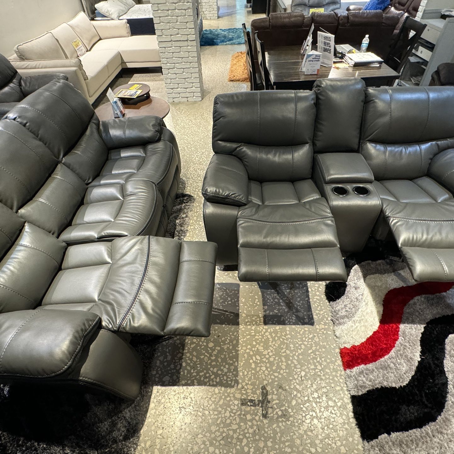 BEAUTIFUL GRAY MADRID SOFA AND LOVESEAT!$899!*SAME DAY DELIVERY*NO CREDIT NEEDED*EASY FINANCING*HUGE SALE*