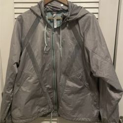 Free People MOVEMENT Women’s Gray Reflective Hoodie Jacket