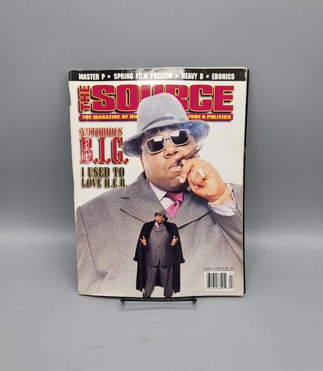 The Source Magazine Issue 91 April 1997 Notorious B.I.G. Cover