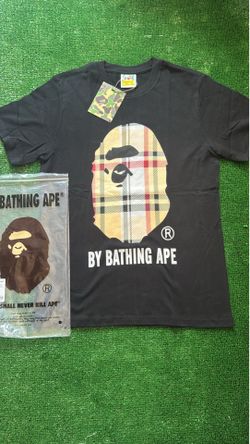 Black Burberry Bape T-Shirt