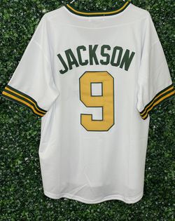 MENS OAKLAND ATHLETICS REGGIE JACKSON #9 V-NECK WHITE JERSEY for Sale in  Bakersfield, CA - OfferUp