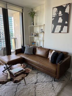 Axel Leather Sofa | West Elm
