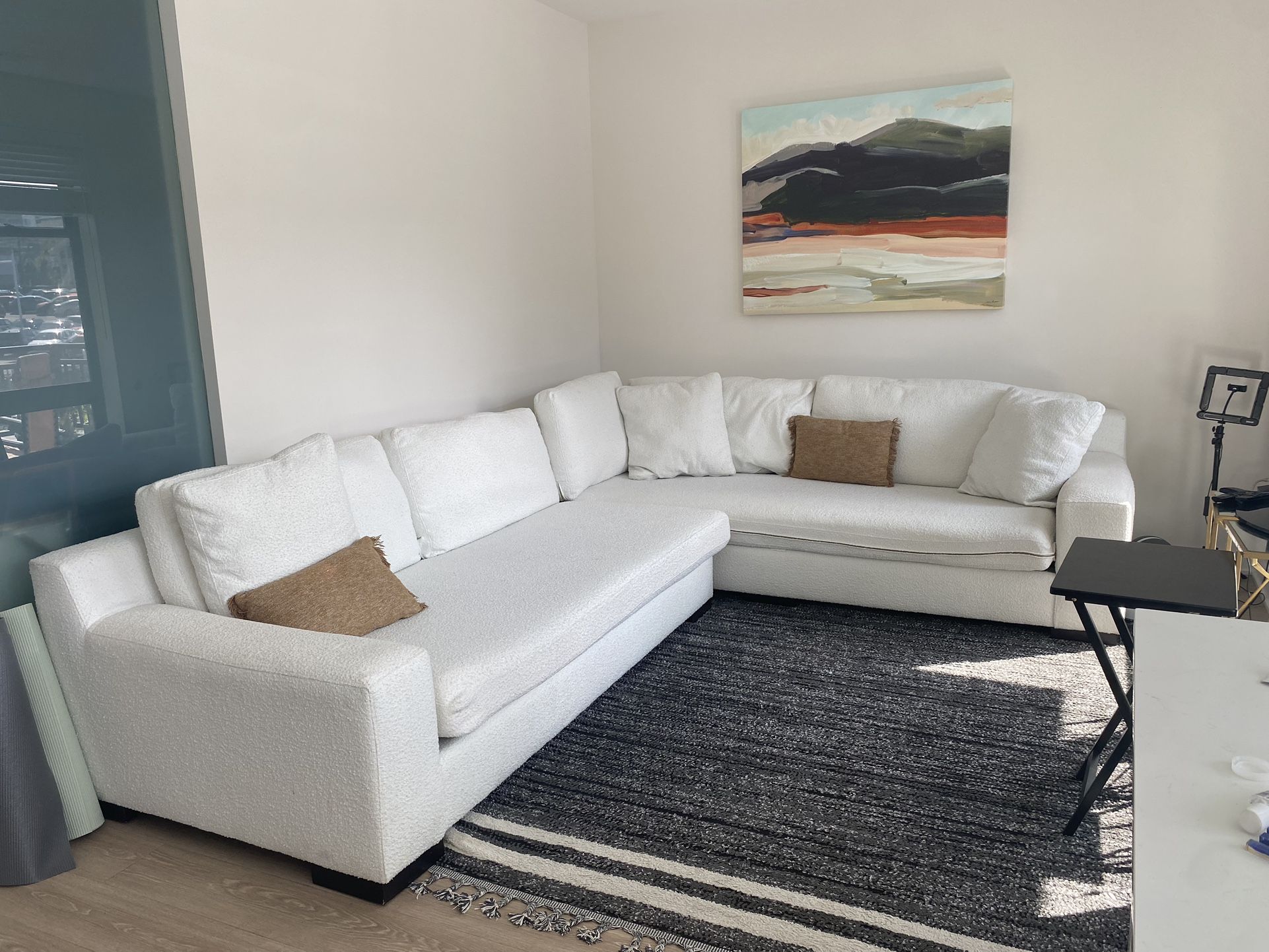 **For Sale: Ethan 2-Piece Sectional L Shaped Couch – Excellent Condition! - $1,200**