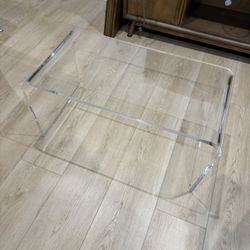 Clear Acrylic coffee table 16x32x16