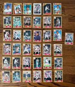 1987 Topps Baseball New York Yankees Team Set (37 cards) Mattingly Jackson, Winfield