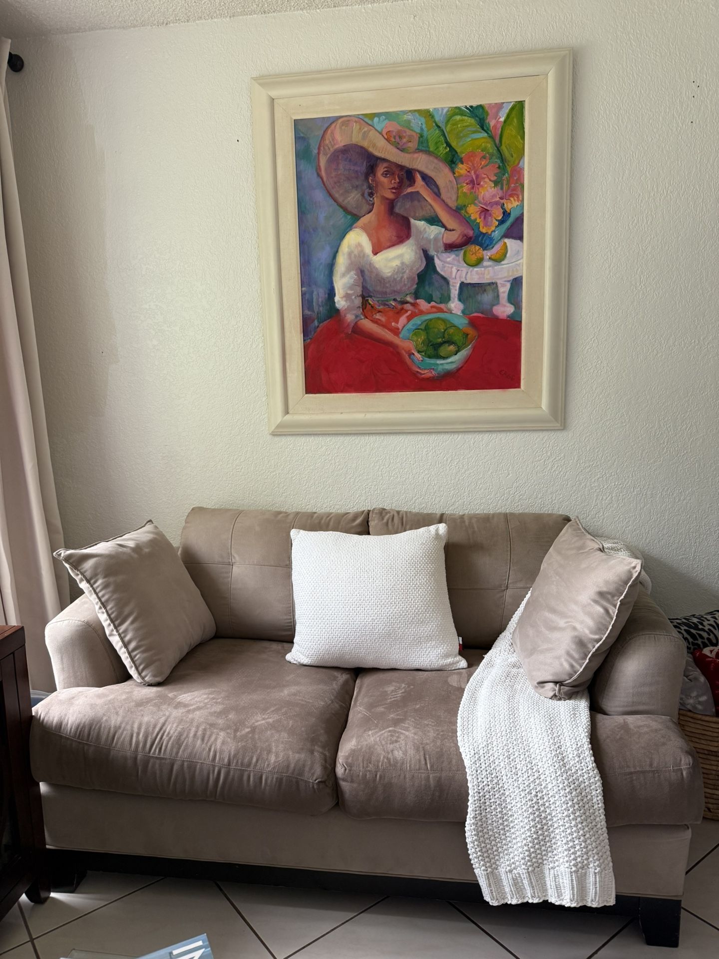 Beige Couch Set