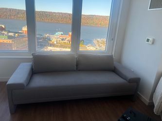 TOV gray sofa excellent condition