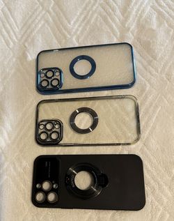 Tres Protectores De Celular Para I Phone 13,14