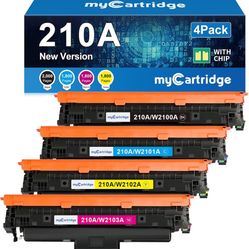 210A Toner Cartridges 4 Pack