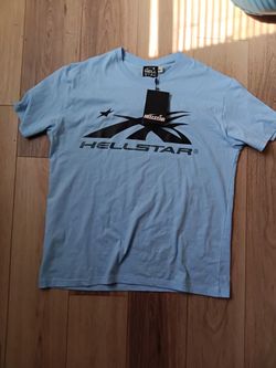 Baby Blue Hellstar Shirt Authentic