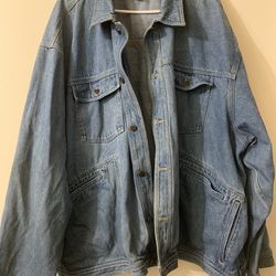 Plus Size Vintage Denim Jacket 5X