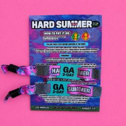 GA 2 day pass Hard Summer Ticket