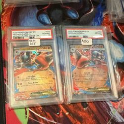 Modern Pokemon Cards Lucario Ex Sequential PSA10’s 