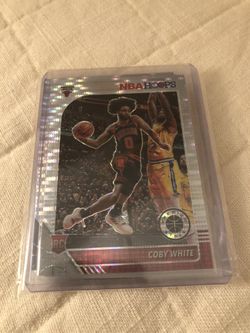 2019-20 Panini Hoops Premium Stock Chicago Bulls Team Lot (Coby White Rookie Card)