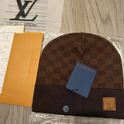 Brown Brand New LV Beanie