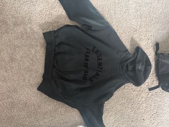 Fear of God Essentials Black Hoodie