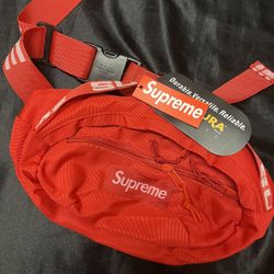 Supreme Red waist Bag