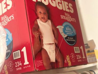 Huggies diapers size 1 234 count