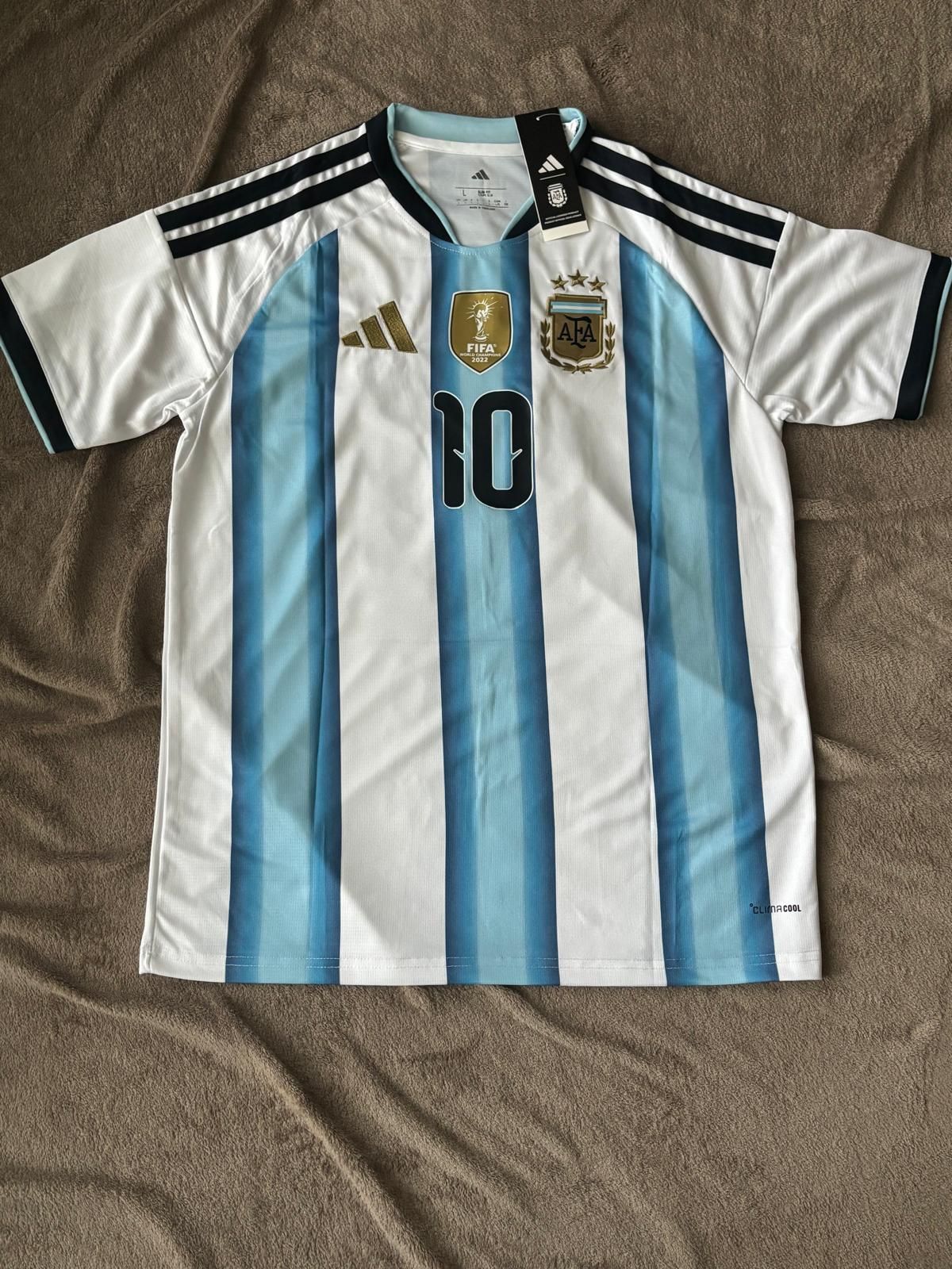 2026 world cup Messi Argentina home soccer jersey brand new size large