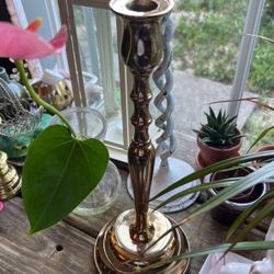 Brass 13 Inches Candle Holders