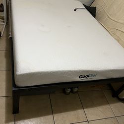 Full Size Mattress And Metal Bed Frame