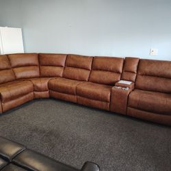 Brand New Texas Brown sectional 