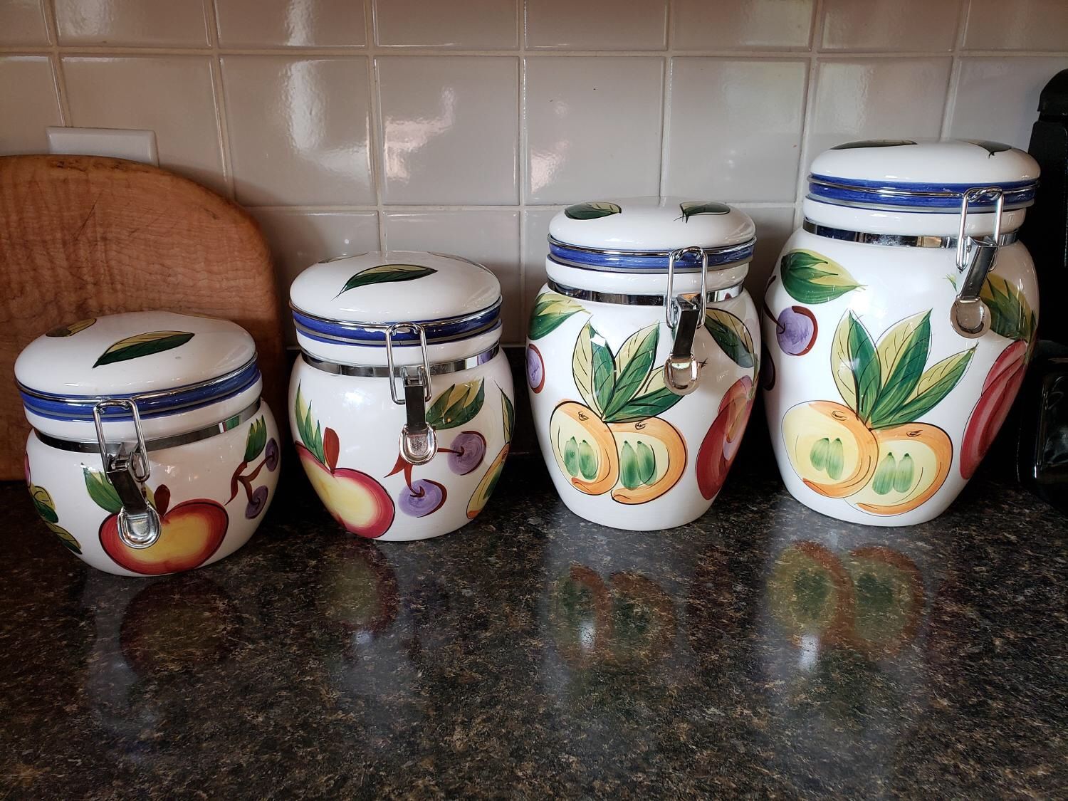 Tuscano Orchard Canisters