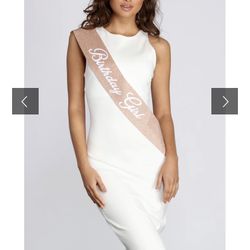 Birthday Girl Sash And Crown