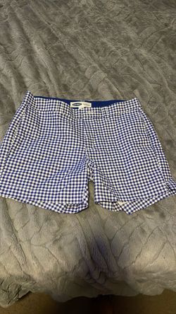 Old Navy Blue Gingham Shorts
