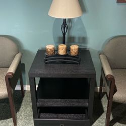 Black End Table