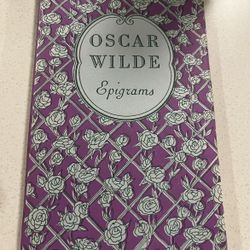 Oscar Wilde Epigrams Book 