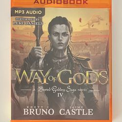WAY OF GODS: A Buried Goddess Saga Novel Book #4 by Rhett C Bruno & Jaime Castle (Audio MP3-CD) Unabridged Fantasy Audiobook *Unused*