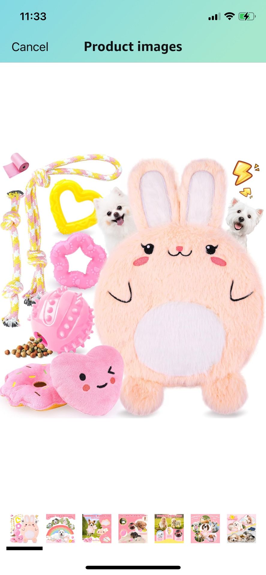 Pink Puppy Toys - 9 Pack Puppy Chew Toys brand new in box Coral Springs 33071