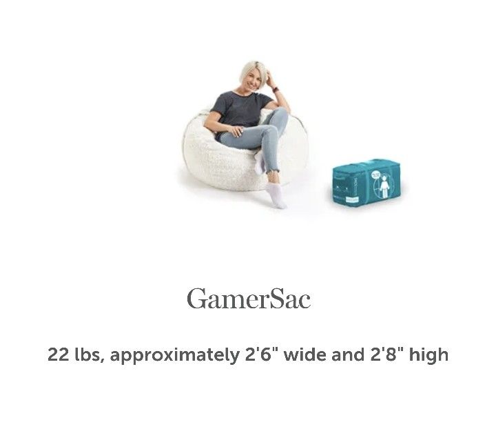 Lovesac Gamersac Bean Bag Chair for Sale in Lacey WA OfferUp
