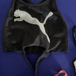 Puma black Sports Bra (size XS/S)
